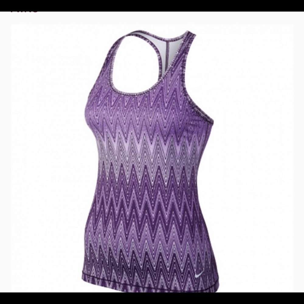 NIKE Purple Dri Fit Tank Top - Picture 3 of 6